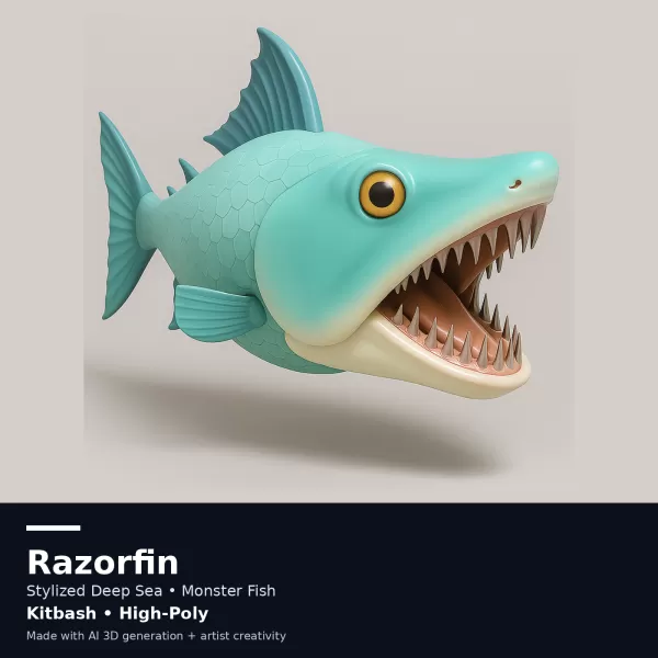 Creature & Mecha Kitbash Collection - Model preview 10