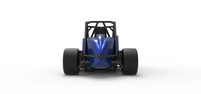 Experimental Pavement Silver Crown Car Version 2 Scale 1:25 - Model preview 16