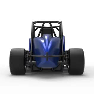 Experimental Pavement Silver Crown Car Version 2 Scale 1:25 - Model thumbnail 16