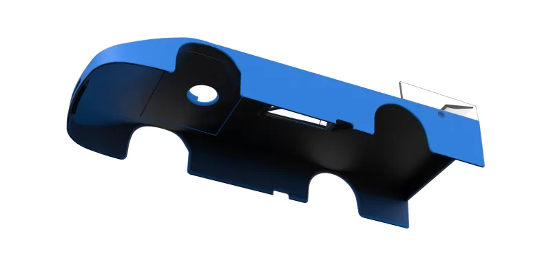 Shell of Vintage Asphalt Outlaw Super late model Scale 1:25 - Model preview 3