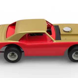 Vintage Semi-Late Model Stock Car Scale 1:25 - Model thumbnail 23