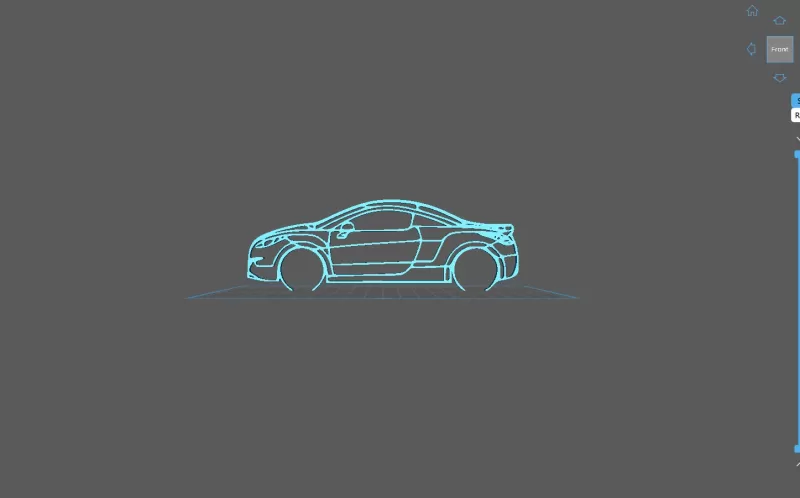 Peugeot - RCZ Wall Art - Model preview 2