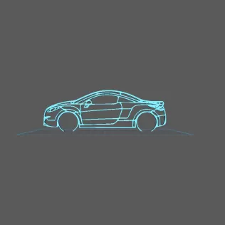 Peugeot - RCZ Wall Art