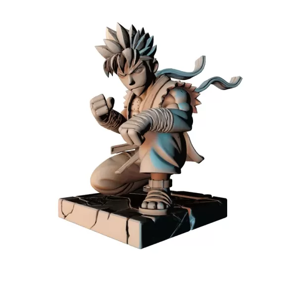 Street Fighter Boy 3D Model - Model preview 5