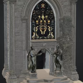 Ruine einer kirche - Model thumbnail 2
