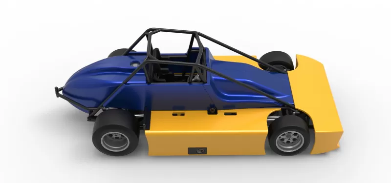 Experimental Pavement Silver Crown Car Version 2 Scale 1:25 - Model preview 23