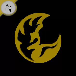 Simple Moon Symbol - 2D Art