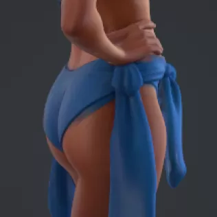 Frau mit bikini - Model thumbnail 3