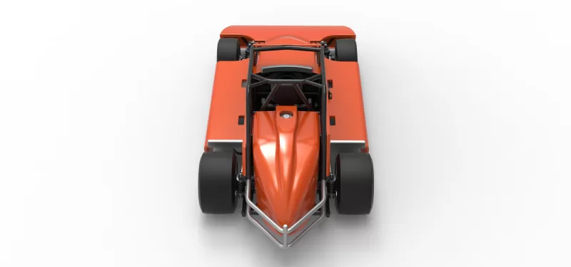Experimental Pavement Silver Crown Car Scale 1:25 - Model preview 17