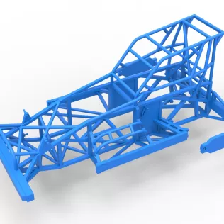 Frame of New Zealand Superstock car Version 4 Scale 1:25 - Model thumbnail 19