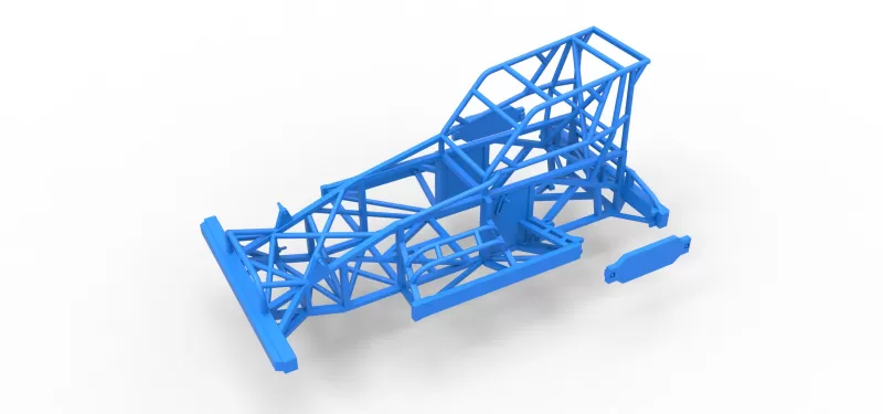 Frame of New Zealand Superstock car Version 4 Scale 1:25 - Model preview 19