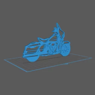 Harley Davidson - Electra Glide Wall Art - Model thumbnail 1