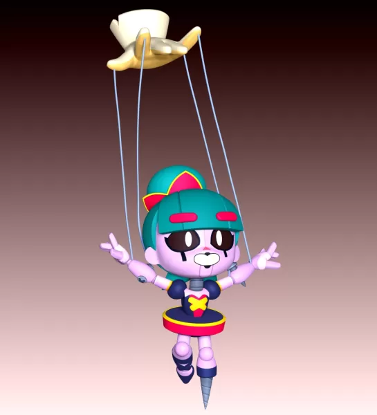 Gigi - Brawl Stars - Model preview 8