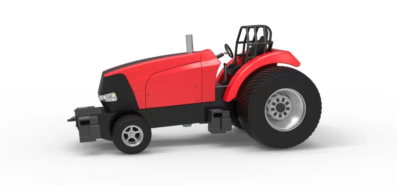 Pro Stock Pulling Tractor Version 6 Scale 1:25 - Model preview 1