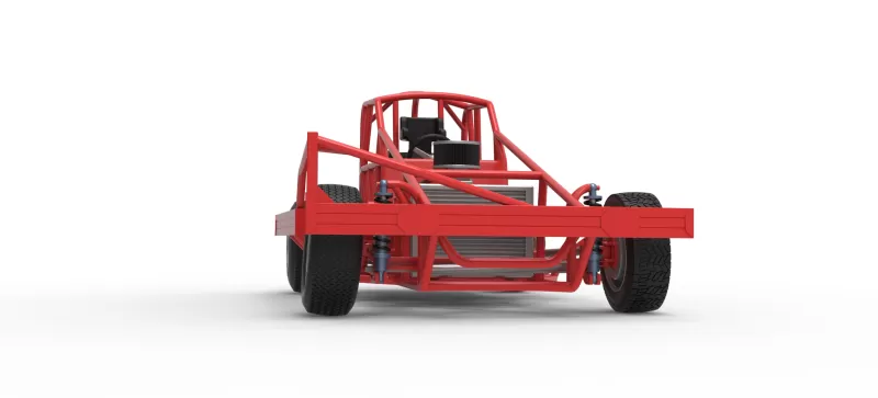 BriSCA Formula 1 Stock Car Base for Dirt Version 2 Scale 1:25 - Model preview 27
