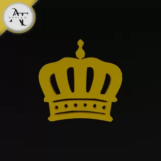 Simple Crown Symbol - 2D Art