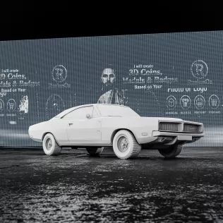 Dodge Charger 1969 #RoZ - Model thumbnail 7