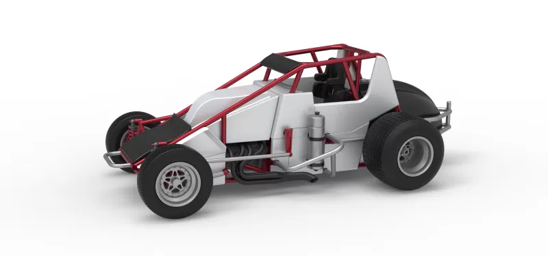 Dirt Silver Crown Car Scale 1:25 - Model preview 1