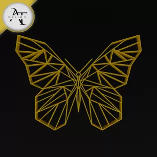 Butterfly - Geometric - 2D Wall Art Decor