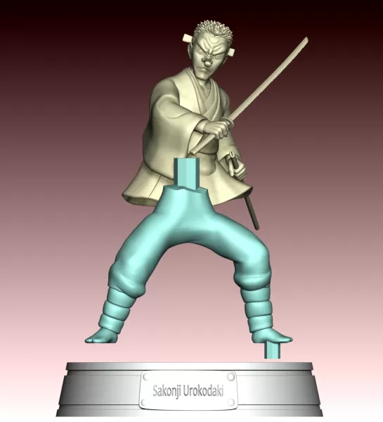 Sakonji Urokodaki - Demon Slayer - Model preview 10