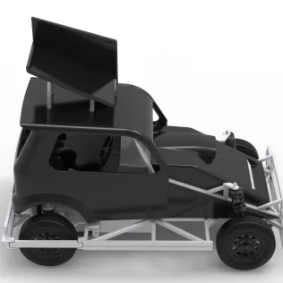 New Zealand Ministock car Version 3 Scale 1:25 - Model thumbnail 23