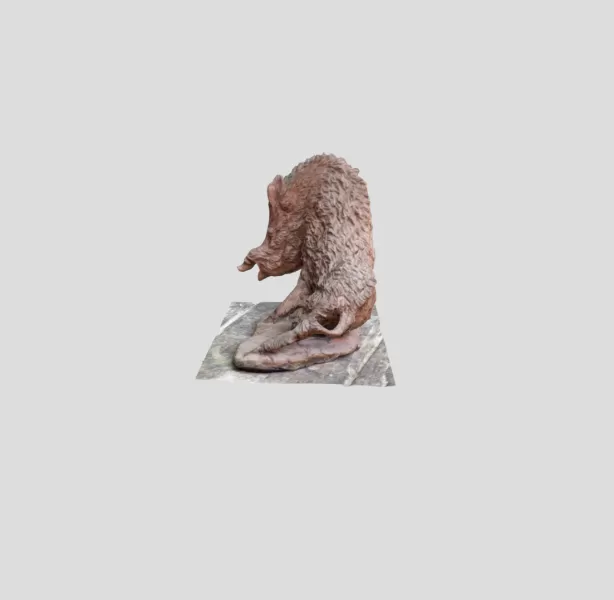 Hog Statue - Model preview 4