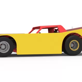 Vintage Dirt late model Race car Version 5 Scale 1:25 - Model thumbnail 2