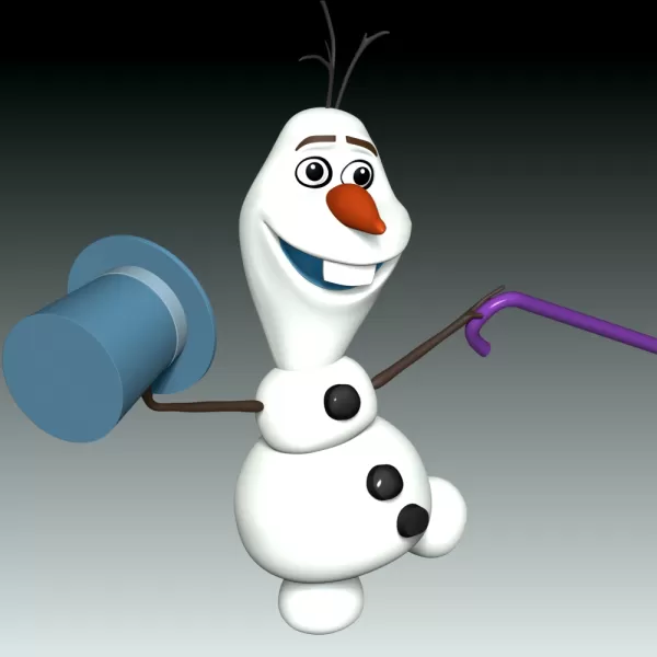Olaf Frozen - Model preview 8