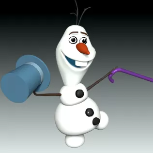 Olaf Frozen - Model thumbnail 8