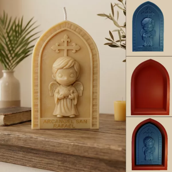 Arcángel San Rafael - Modelo Imprimible 3D - Model preview 5