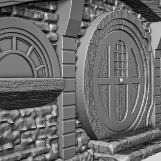 Hobbit House Facade #RoZ - Model thumbnail 5