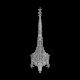 Godzilla stl file 3d printing, 3d print file, miniature