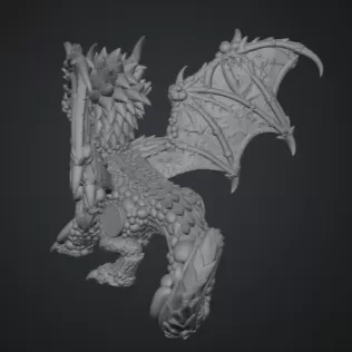 Fruit Harvest Dragon STL File for 3D Print - Model thumbnail 10