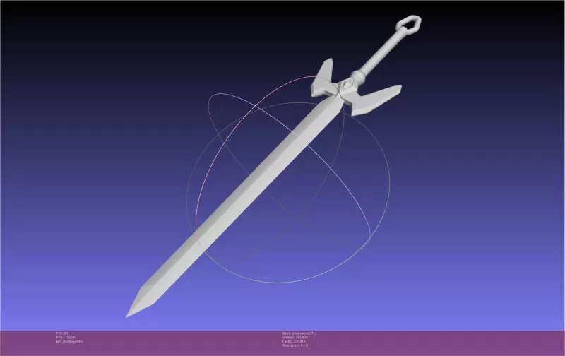 Dungeon Of Black Company Shia Sword - Model preview 1