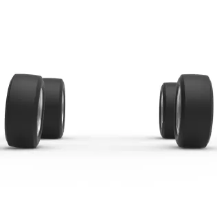 Wheel Set of Three Quarter Midget Scale 1:25 - Model thumbnail 4