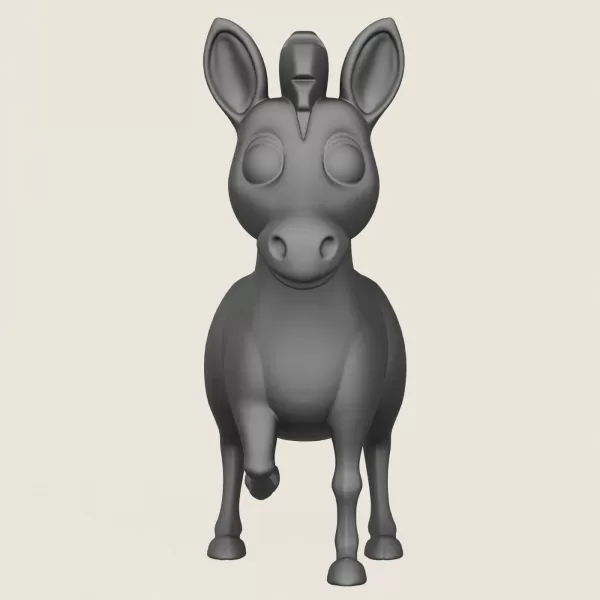 Zebra Toy Print Ready 3D Model - Model preview 2