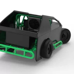 Mod Lite Race car while turning Scale 1:25 - Model thumbnail 18