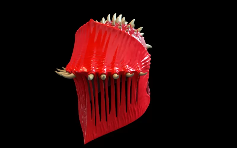 Hellish Crusader Helmet - Model preview 2