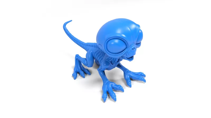 Alien dog - Model preview 5