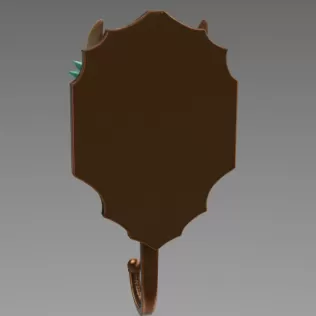 Dragon Wall Hook – STL File for 3D Printing - Model thumbnail 5