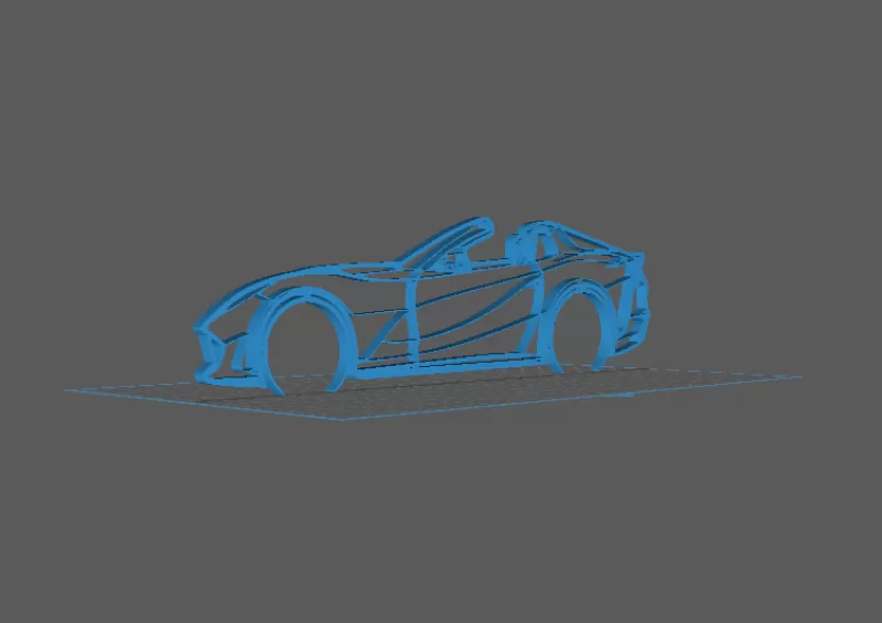 Ferrari - 812 GTS Wall Art - Model preview 2