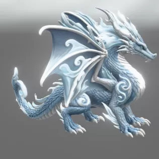 Ocean Breeze Dragon STL File for 3D Print - Model thumbnail 11