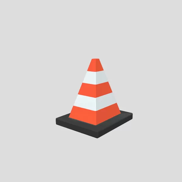 Safety Cone - Model preview 2