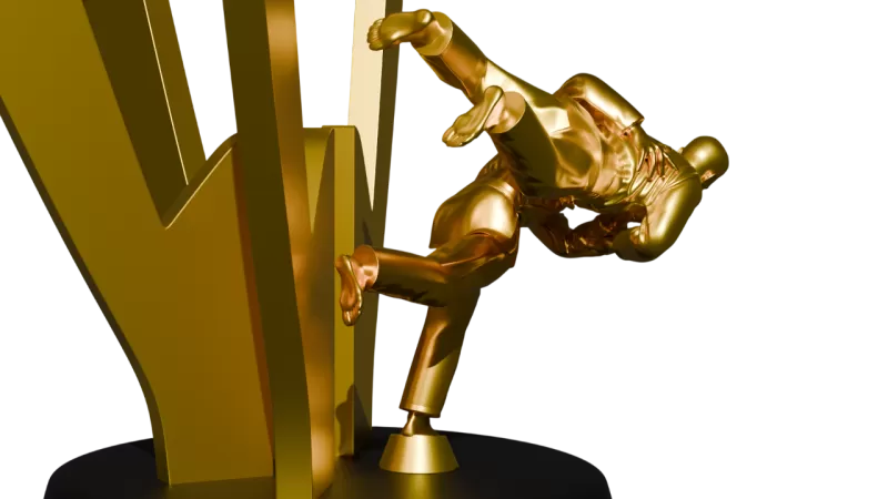3D Judo Trophy – Premium Model for 3D Printing! - Model preview 7