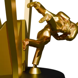 3D Judo Trophy – Premium Model for 3D Printing! - Model thumbnail 7