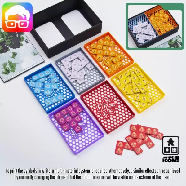 Planta Nubo board game organizer by @ammedia3d - Model preview 11