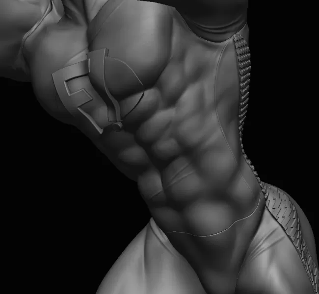 Freakazoid 1/9 and 1/4 Printable - Model preview 3