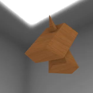 Intersection of Pyramid and Parallelepiped - Model thumbnail 6