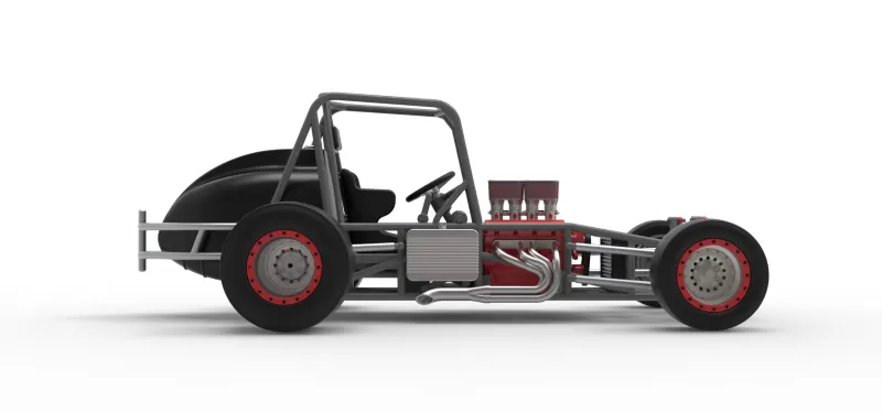 Vintage Pavement Silver Crown Car Base Scale 1:25 - Model preview 22