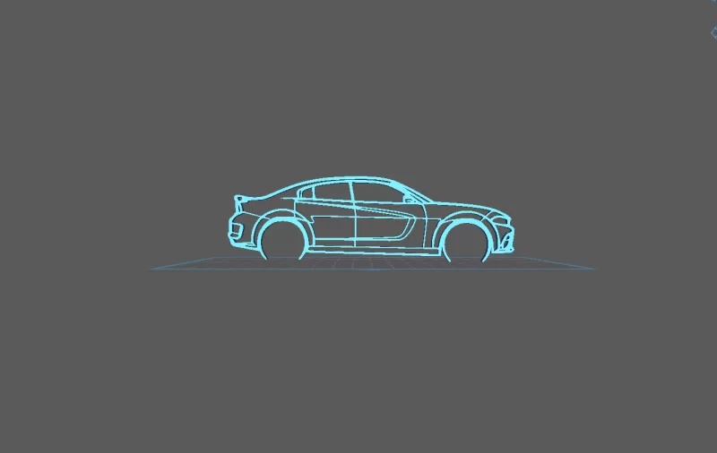 Dodge - Charger Hellcat - Model preview 2